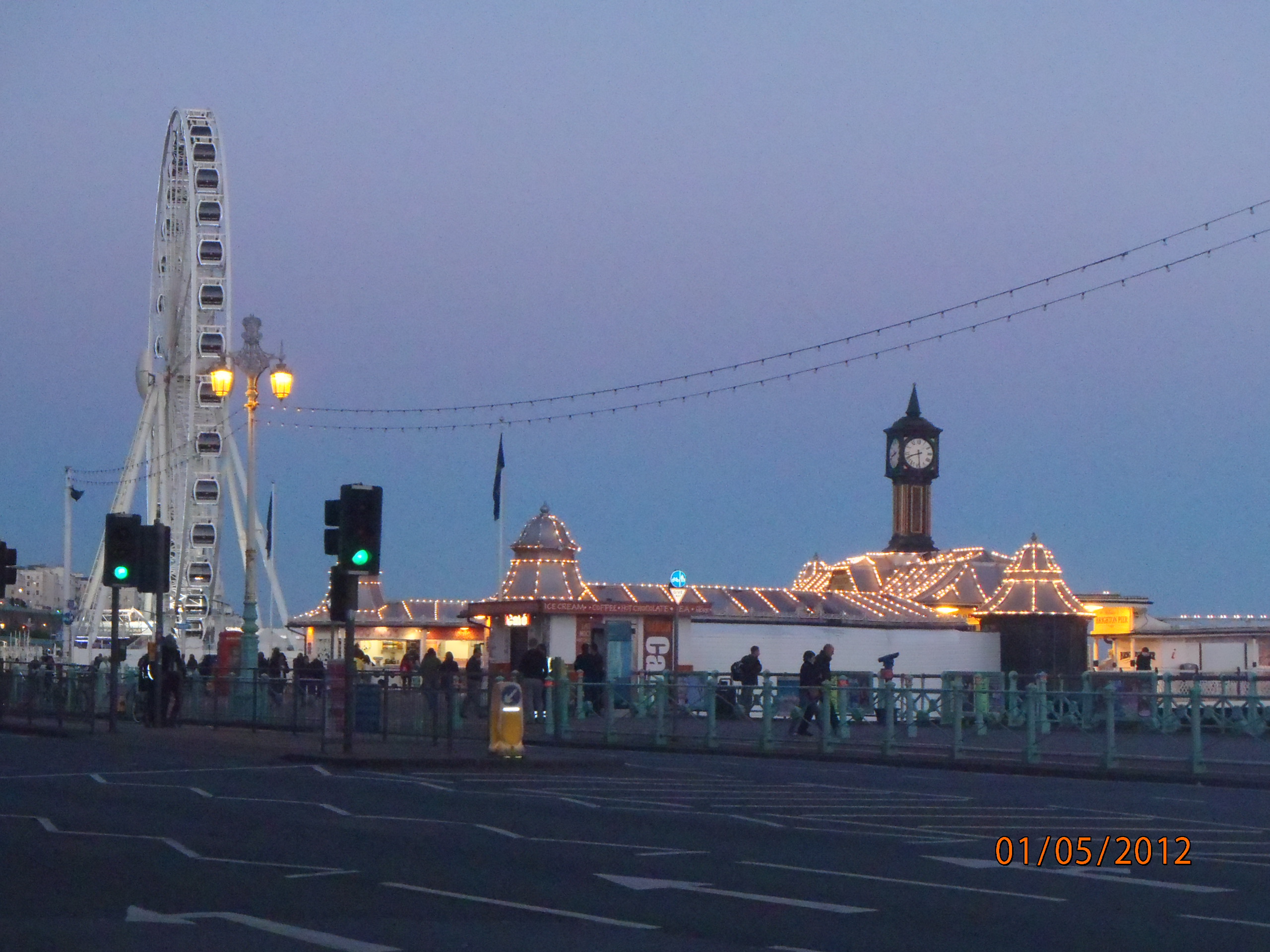 Brighton Pier in the evenning